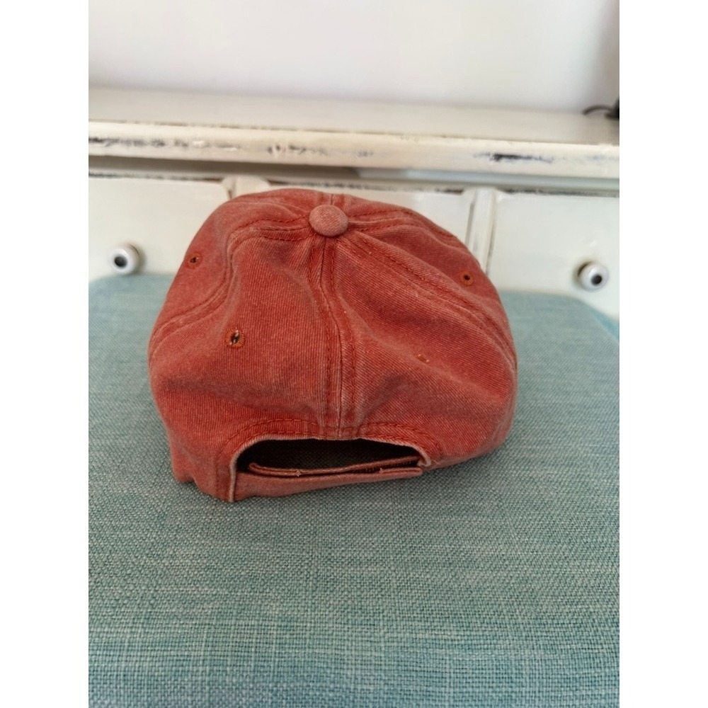 Life In Paradise KEY WEST Cap Dad Hat Washed Burnt Orange Sailboat Strapback - Picture 8 of 10